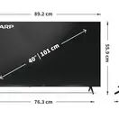 Sharp 2T-C40HE2245KB 40" Smart FHD LED Freely TV - Black additional 7