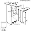 AEG OSK5O88ES 5000 Built-In 87.3cm Fridge - Sliding Hinge additional 5