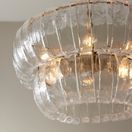 ENDON 116976 Montrose 6Lt Pendant Brushed Aged Brass Clear Glass additional 9