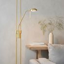 ENDON ROME-SB Rome Satin Brass Mother &amp; Child Task Floor additional 5