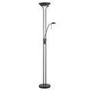 Endon Rome Satin Chrome Mother &amp; Child Floor Lamp additional 1