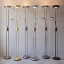 Endon Rome Satin Chrome Mother &amp; Child Floor Lamp additional 7