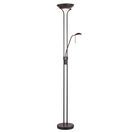 Endon Rome Satin Chrome Mother &amp; Child Floor Lamp additional 10