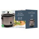 Kitchen Perfected 3.5L Manual Slow Cooker Stainless Steel E3036SS additional 3