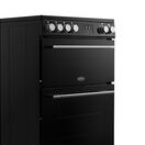 BELLING 444412050 Vision 60cm Electric Ceramic Double Oven Cooker Black &amp; Silver Steel additional 5
