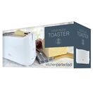 LLOYTRON E2112WH KitchenPerfected Long Slot 2 Slice Toaster White additional 2