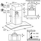 AEG DTX3840B 5000 80cm Cooker Hood - Black additional 7