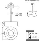 AEG DLE0431B 5000 ExtractionTech 50cm Island Cooker Hood Black additional 4