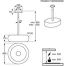 AEG DLE0630B 5000 ExtractionTech 60cm Island Cooker Hood Black additional 4