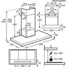 AEG GB67D91HB 6000 Hob2Hood 90cm Cooker Hood - Black additional 11