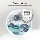 HISENSE WF3S8043BB3 8KG 1400 Spin Washing Machine - Black additional 4