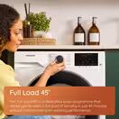 HOTPOINT HBD8680GANTISTAINUK Freestanding 8kg + 6kg Washer Dryer - Grey additional 3