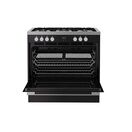 BELLING 444412040 Vision 90cm Single Cavity Dual Fuel Range Cooker Black/Silver Steel additional 10