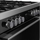 BELLING 444412040 Vision 90cm Single Cavity Dual Fuel Range Cooker Black/Silver Steel additional 8
