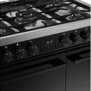 BELLING 444412044 Vision 90cm Twin Cavity Dual Fuel Range Cooker Black/Silver Steel additional 7