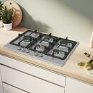 BOSCH PGM7B5K90 Series 4 75cm 5 Burner Gas Hob - Stainless Steel additional 3