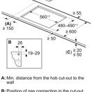 BOSCH PGM7B5K90 Series 4 75cm 5 Burner Gas Hob - Stainless Steel additional 5