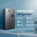 FRIDGEMASTER MS91558DES 91.1cm American Fridge Freezer Silver additional 2