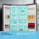 FRIDGEMASTER MS91558DES 91.1cm American Fridge Freezer Silver additional 4