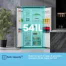 FRIDGEMASTER MS91558DES 91.1cm American Fridge Freezer Silver additional 5