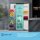 FRIDGEMASTER MS91558DES 91.1cm American Fridge Freezer Silver additional 10