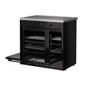 BELLING 444412046 Vision 90cm Twin Cavity Electric Induction Range Cooker Black/Silver Steel additional 7