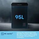 FRIDGEMASTER MCF96EB 95L 54cm Chest Freezer Black E Rated additional 3