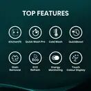 HISENSE WF5I9043BWFS 9KG 1400 Spin Washing Machine - White additional 3