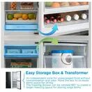 Midea MDRB379FGD30 54.7cm 60/40 No Frost Fridge Freezer Black additional 5