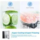 Midea MDRB379FGD30 54.7cm 60/40 No Frost Fridge Freezer Black additional 6