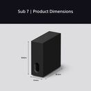 SONY SASW7.CEJ Home Theatre Wireless Subwoofer Black additional 3