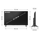 SHARP 1T-C32HE2245KB HDR TV - Black additional 9