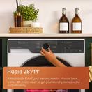 HOTPOINT HPD9693BCAREUK Freestanding 9kg+6kg Washer Dryer - Black additional 2