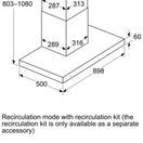 NEFF D97BDN2S0B N70 90cm Wall-Mounted Cooker Hood - Matte Black additional 22