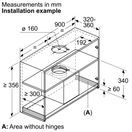 NEFF D98XET2S0B N90 90cm Integrated Design Cooker Hood Matte Black additional 23