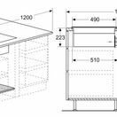 NEFF V68FUX4L0 N90 80cm Flex Induction Venting Hob - Black additional 15