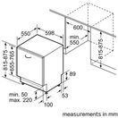 BOSCH SBH4HVX14G Series 4 Fully-Integrated Dishwasher Variable Hinge additional 10