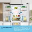 FRIDGEMASTER MC55240ES 50/50 Static Fridge Freezer - Silver additional 12