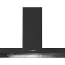 RANGEMASTER UHDF100SL/ 100cm Flat Hood Black/Chrome additional 1