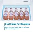 MIDEA MDRE379FGE01D 54cm 70/30 Built In Fridge Freezer - White additional 4