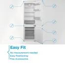 MIDEA MDRE379FGE01D 54cm 70/30 Built In Fridge Freezer - White additional 5