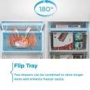 MIDEA MDRE379FGE01D 54cm 70/30 Built In Fridge Freezer - White additional 7