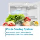 MIDEA MDRE379FGE01D 54cm 70/30 Built In Fridge Freezer - White additional 8