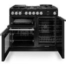 RANGEMASTER NEX100DFPGBL/CM1 New Nexus 100 Gloss Black Dual Fuel additional 2