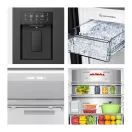 HISENSE RQ5P470SYFD Total No Frost American Fridge Freezer - Black additional 12