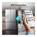 Hisense RF815N4SESE Total No Frost Plumbed American Fridge Freezer - Silver additional 4