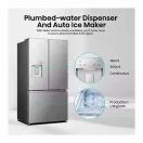 Hisense RF815N4SESE Total No Frost Plumbed American Fridge Freezer - Silver additional 5
