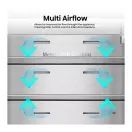 Hisense RF815N4SESE Total No Frost Plumbed American Fridge Freezer - Silver additional 7