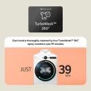 LG F4X5011TWB 11kg 1400 Spin Direct Drive Washing Machine - White additional 3