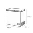 SENSIS RFCHT01F196EW 196 litre Chest Freezer - White additional 5